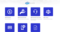 Desktop Screenshot of mdasolucoes.com.br
