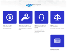 Tablet Screenshot of mdasolucoes.com.br